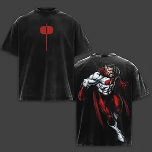 Omni Man Invincible Retro Vintage Menswear Gift movie fans Top Apparel Classic Oversized Seamless Simple Straight Man Clothes Cotton designer shirts, graphic tees, men gifts, ,Graphic Streetwear T-shirt tees good NV2