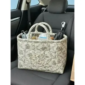 Car Interior Storage Basket, Clothing Book Work Supplies Home Organizer Bag, Space Saving Multi-Purpose Car Accessory