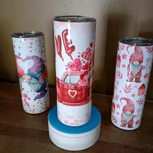 Omy's N J's Creationz Valentine's Day 20oz Tumbler Wrap Bundle (B) - Decorative Tumbler Wraps , Bottle, Drinkware