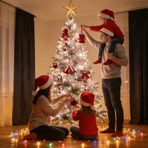 Set of 13 new Christmas bells, Nordic style flocked bell ornaments, Christmas decorations, window display hanging ornaments.