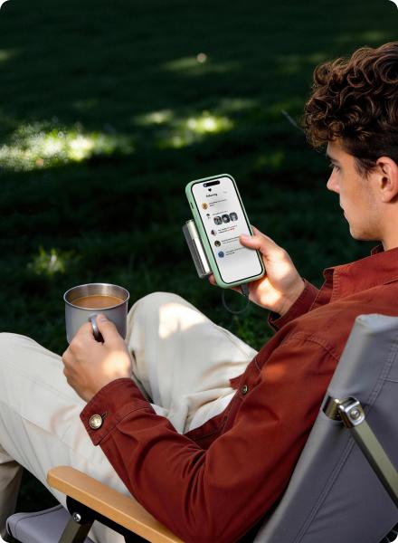 SHARGE Mini Portable Charger 45W 10000mAh Power Bank, Fast Charging Battery Pack with Built-in USB-C Cable, Compact Portable Phone Charger Travel Essentials Powerbank for iPhone 17/16