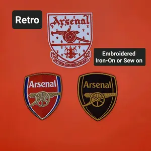 Reds Soccer Embroidered Iron-on  Patches