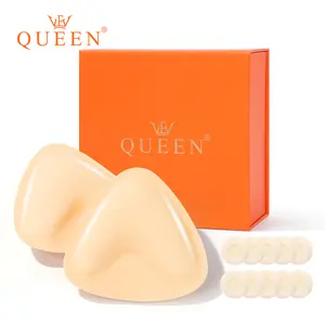 VFVQUEEN Women's Invisible Push-up Double-Sided Sticky Enlarging Underwear Bra Pad Sweat-proof Washable Reusable Breast Enhancer Adjustable Strap Seamless Womenswear for Christmas Parties Weddings Sports Underwear Swimwear