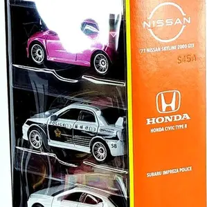 2024 Matchbox MBX Japan Cruisers 5 Pack Nissan Skyline Honda Subaru Mazda Toyota