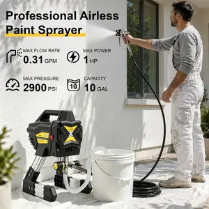 High-Pressure Electric Airless Sprayer, Multi-Functional Power Tool for Oil-Based Paint and Latex Paint, Small High-Power Spraying Equipment