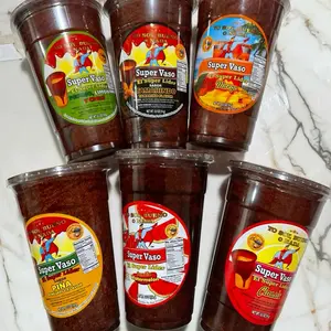 Super vaso michelada cup mango , classic , watermelon , tamarindo , pineapple , (cucumber lime chile )