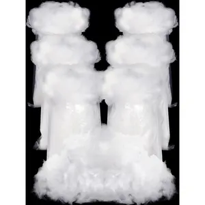 Fake Snow Decor Fiber Artificial Snow Cotton Snow Fluffy Indoor Decoration for Winter Mantle Christmas Decoration(360 g)