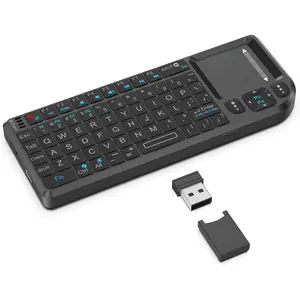 Mini  Keyboard, 2.4G/ 5.1 Dual Mode Rechargeable Portable - for Steam Deck, Fire TV Stick, Raspberry Pi, Field Service, IT Technicians.
