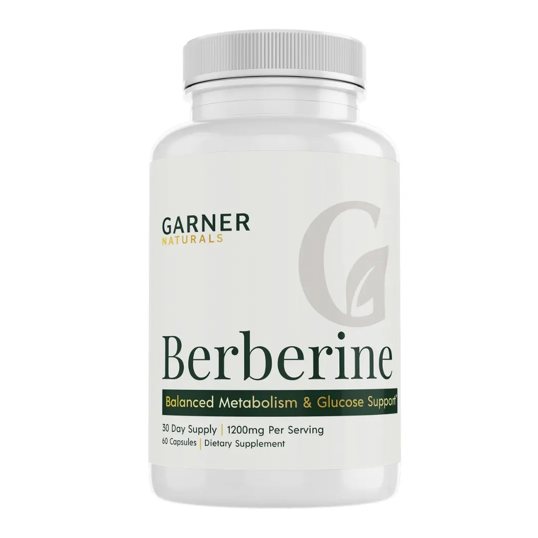 Berberine HCL Capsules | Blood Sugar & Metabolism Support Supplement | 1200mg per serving