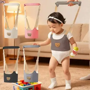 Baby Cartoon Walking Safety Traction Strap, Suitable for 6-36 Months, Handheld Baby Walker, Adjustable Toddler Learning Aid