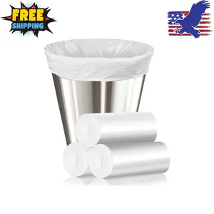 105 Count Small Trash Bags, 4 Gallon Garbage Can Liners