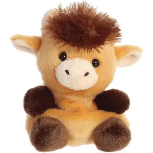 Aurora Palm Pals Hubert Highland Cow 5 Inch Plush Figure