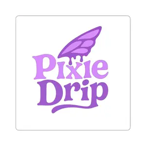 Pixie Drip Kiss-Cut Stickers | Whimsical, Cute Decals for Laptops & Journals | Magical Gift for Teens | Fantasy Aesthetic