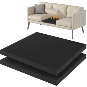 22"x22" Couch Cushion 40D, Couch Supports for Sagging, High Density Foam Couch, Sofa Cushion for Sagging Seat, Black (2PCS)