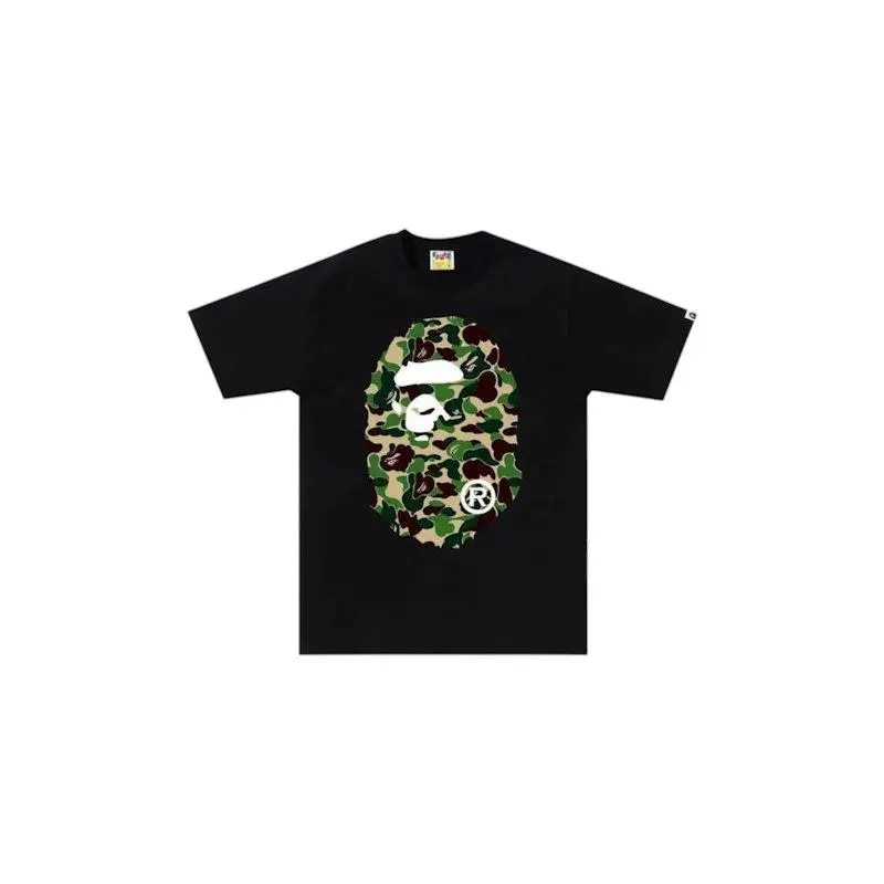BAPE Men's ABC Camo Big Ape Head Tee Black/Green, from StockX BAPE Men's ABC Camo Big Ape Head Tee Black/Green, from StockX