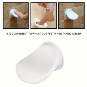 1 Piece High-Adhesion Shower Foot Mat With Quick Release Design, No Drilling Needed For Fast Installation, A Practical Individual Restroom Accessory That Improves Usability.