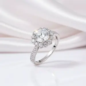 1.0 Ct Diamond Option Snowflake Engagement Ring