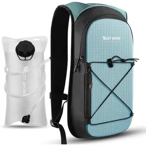 Hydration Backpack with 2L TPU Water Bladder, Lightweight Hiking Water Backpack, Running Hydration Pack for Cycling Climbing Camping Rave, Hydropack for Men Women