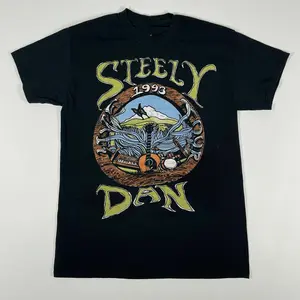 STEELY DAN Band 1993 Concert Shirt Black Unisex Size S-5XL B0194