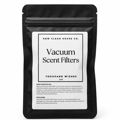 Vacuum Replacement Scent Filters - Refill Odor Control Home Fragrance Accessories, Easy-to-Use Single Pad Insert for Everyday Cleaning, Long-Lasting Fresh Home Care Supplies
