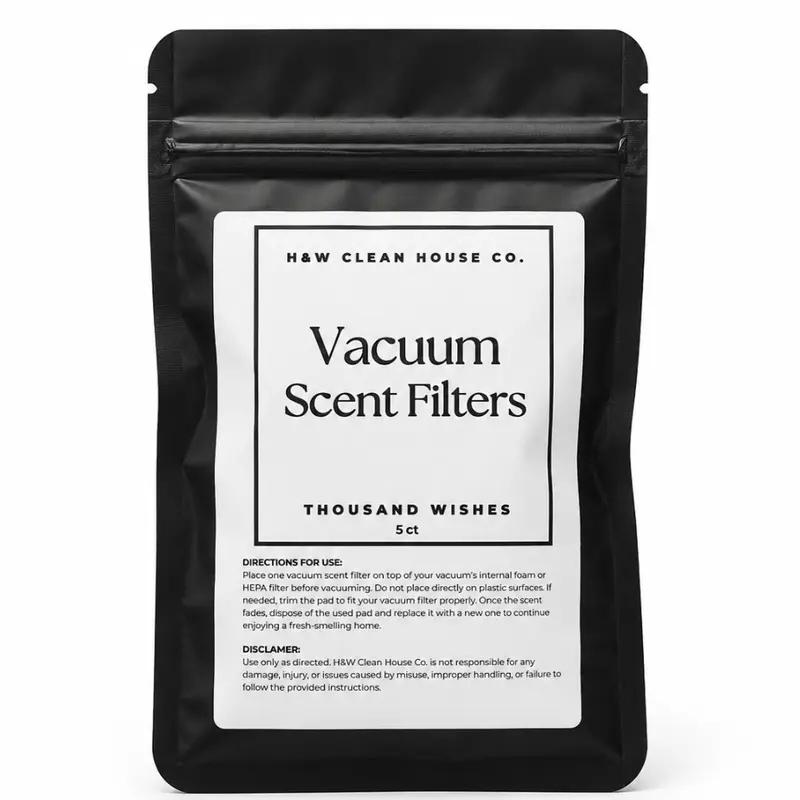 Vacuum Replacement Scent Filters - Refill Odor Control Home Fragrance Accessories, Easy-to-Use Single Pad Insert for Everyday Cleaning, Long-Lasting Fresh Home Care Supplies