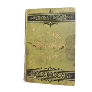 Chas. G Schuh's The Power of Believing Prayer 1882 German Prayer Book