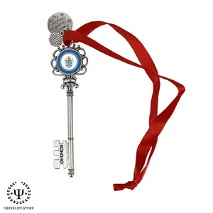 Sigma Delta Tau Christmas Ornament Santa Magic Key