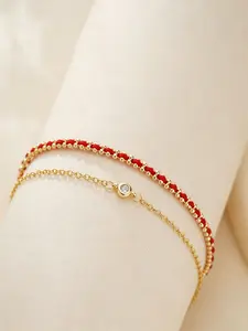 Elegant Lucky Red String Bracelet for Women & Girls – Chic All-Season Fashion Jewelry, Perfect for Everyday Wear & Party Styling, Ideal Gift for Wife, Daughter & Granddaughter