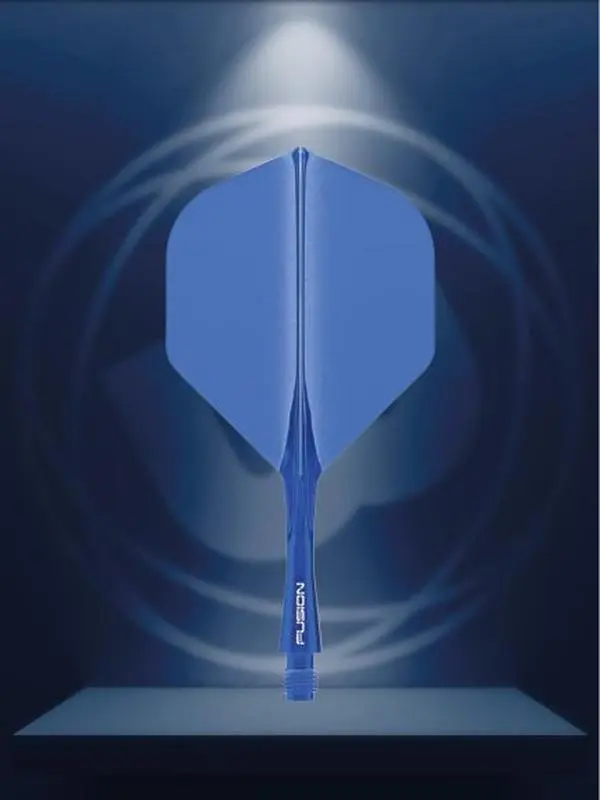 Winmau Fusion Integrated Flight & Shaft Short - Azure Blue