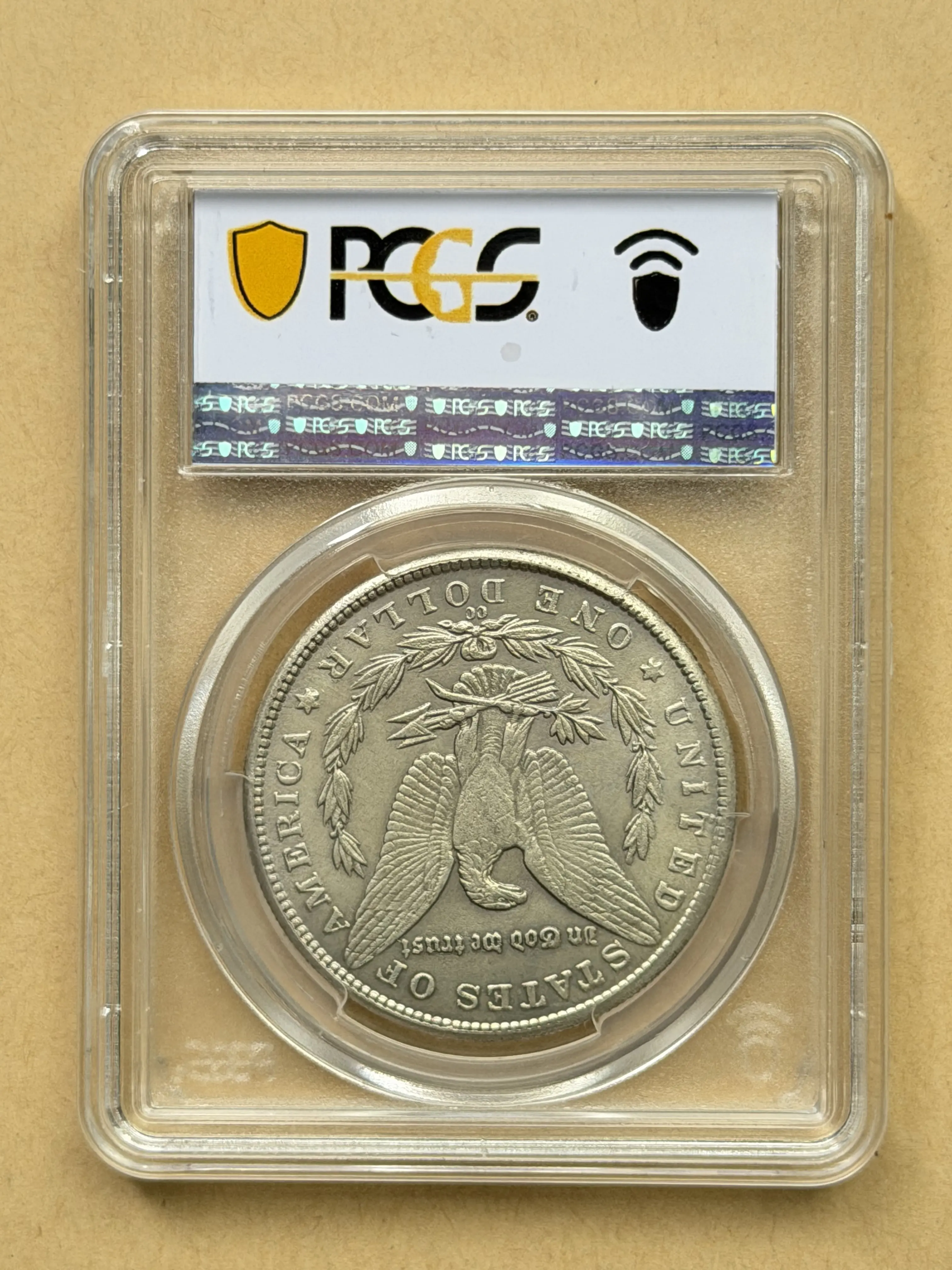 Vintage US Carson City CC Morgan Silver Dollars 1878-CC 1880-CC PCGS MS66 Certified Uncirculated 90% Silver Graded Coin Collectible Gift for Coin Enthusiasts Display
