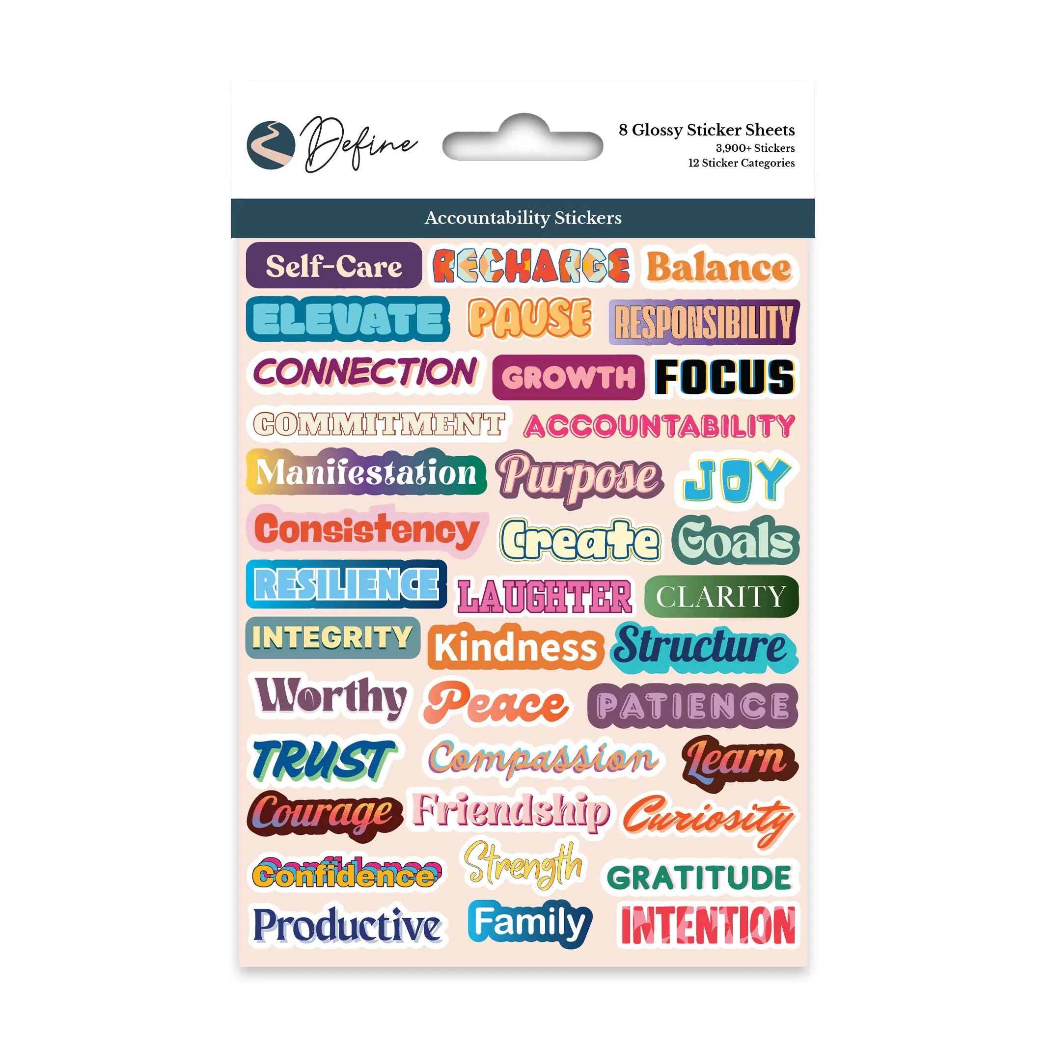 Accountability Sticker Sheets for Habits, Routines, and Daily Progress