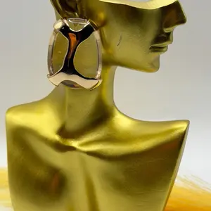 Cut Close Clear Acrylic Earrings