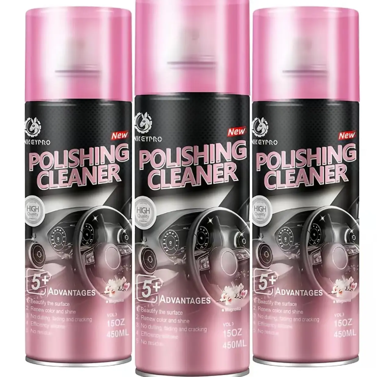 Car stuff Waterless Spray WaxInterior Care Cleaner  Detailer for Car Interiors&Exteriors with Hygienic Protection Car cleaning spray car cleaning kit