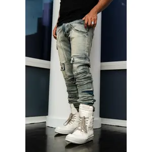 KYLE BLUE STACKED JEANS jean men