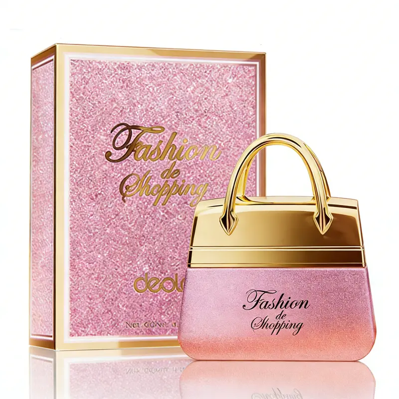Women's Pink Handbag-Shaped Eau de Parfum (Edp Spray) - 1.7 fl oz/50ml Natural Spray, Elegant Fruity Floral Perfume, Alcohol-Containing Box-Packed Fragrance Gift for Adults, Fresh Scent, 1 to 1.9 fl oz Size