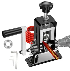 Manual Wire Stripper Machine, 0.06"-1" Wire Stripping Machine, Drill Powered/Hand Crank Dual-drive Wire Stripper Tool for Scrap Copper Recycling & DIY