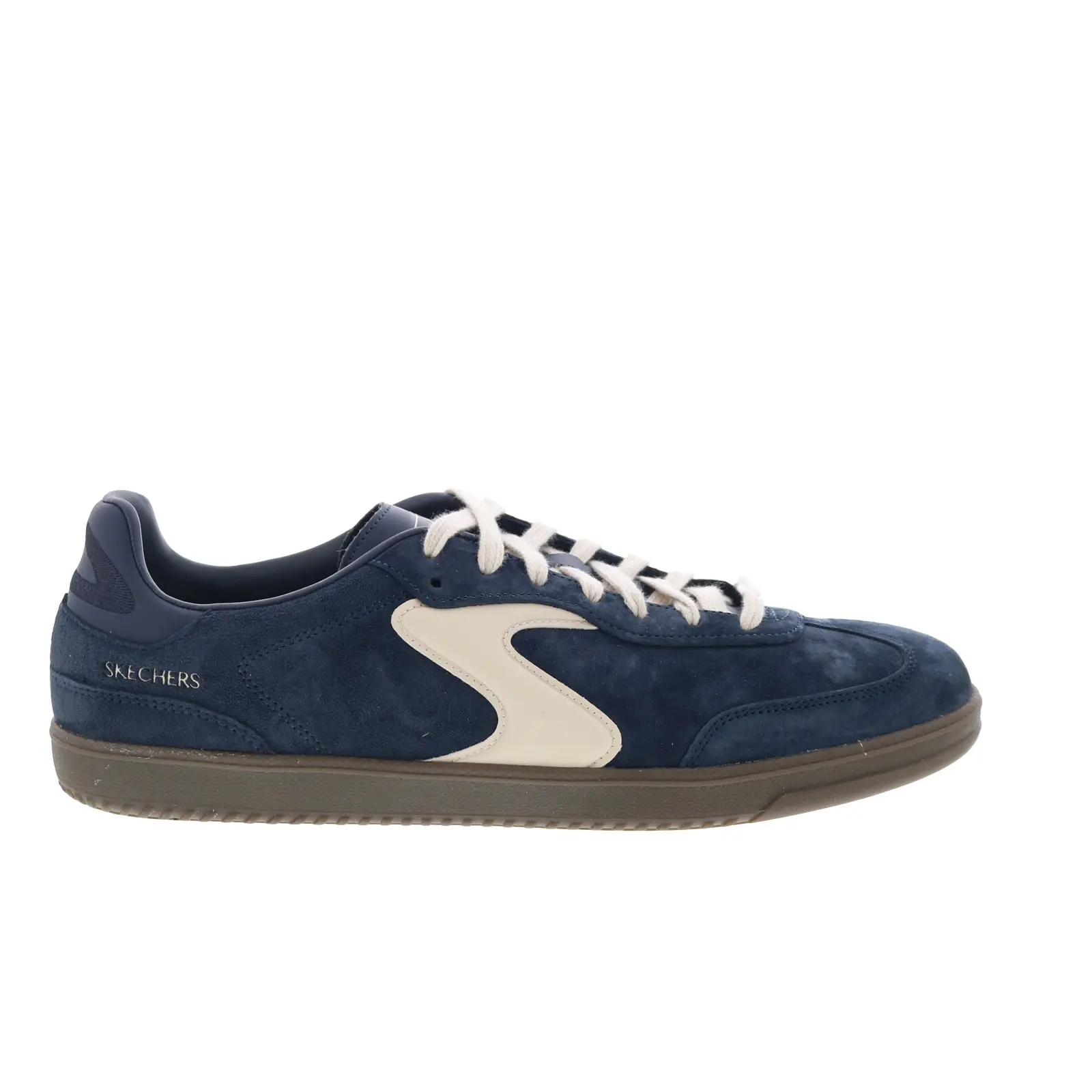Skechers Hotshot - Azir 254151-NVW Mens Blue Suede Lifestyle Sneakers Shoes