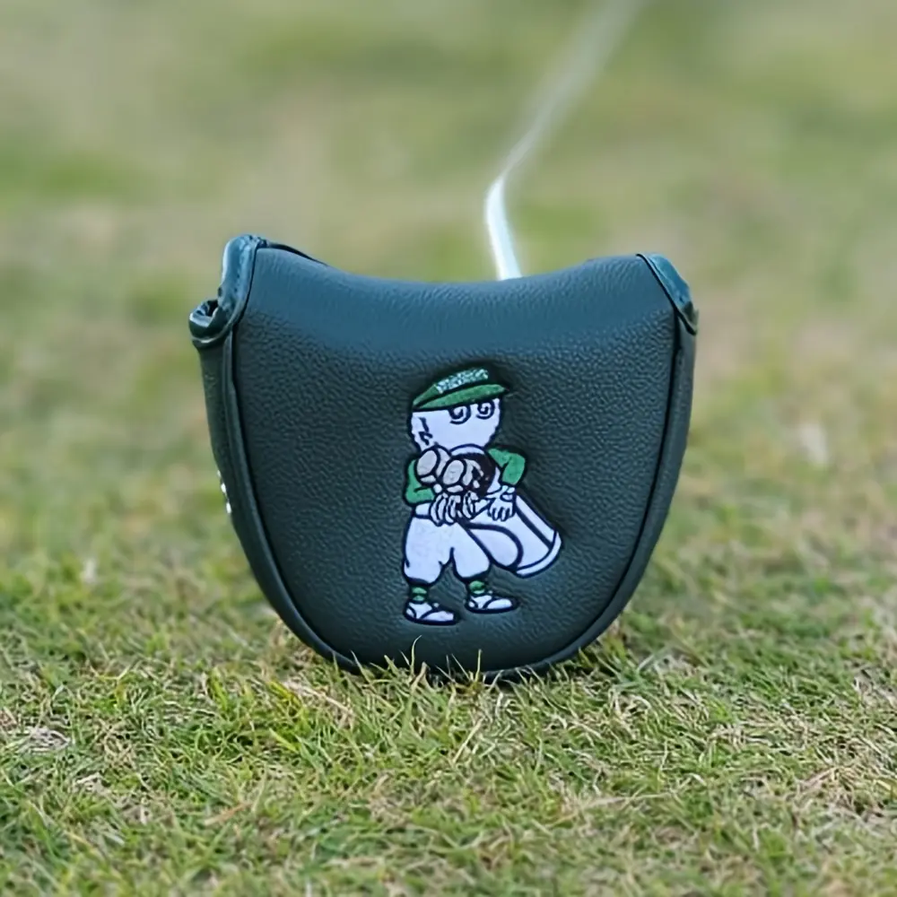 Retro-Style Flower Goddess Putter & Golf Club Head Cover Set, Weather-Resistant, Shock-Absorbing, Ideal Gift for Golfers, Golf Accessory, Golf Gear, Golf Equipment