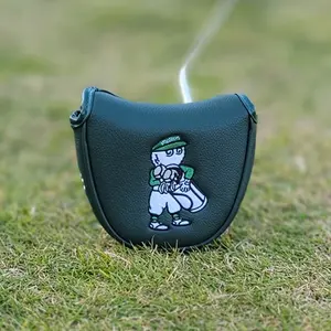 Retro-Style Flower Goddess Putter & Golf Club Head Cover Set, Weather-Resistant, Shock-Absorbing, Ideal Gift for Golfers, Golf Accessory