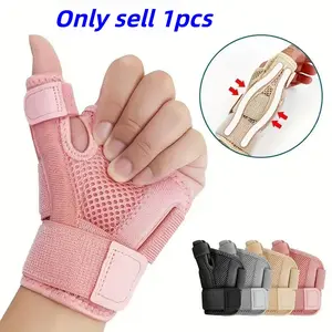 Adjustable Finger Splint Brace, Breathable Soft Texture, Unisex Thumb Support, Practical Minimalist Gift, Ideal for Men & Women