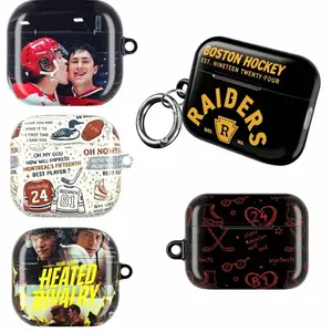 Heated Rivalry AirPods Case Hockey Romance Cover 24 81 Case Hockey Gift for BookTok Fan AirPods Pro 2 1 3 4