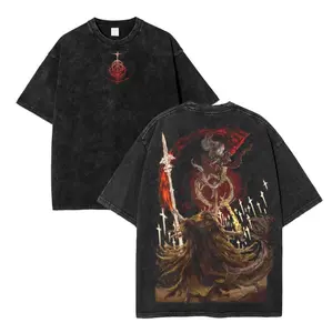 Elden Ring Morgott VS Maliketh Shirt Tee Gaming Shirt Menswear Top Unisex T-Shirt, Casual Tshirt Streetwear