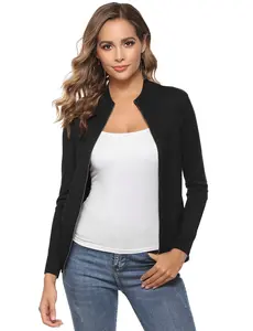 Totatuit Womens Long Sleeve Knitted Zip Up Sweater Cardigans Sweaters Lightweight Zipper Sweatshirts Jacket