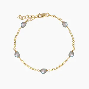 Millie Akoya Keshi Pearl Bracelet