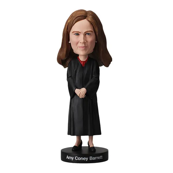 New Amy Coney Barrett Bobblehead - Hand-Painted Collectible Figurine, Authentic Hologram, Unique Serial Number, Collector Box for Collectibles Enthusiasts
