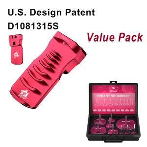 Flash Sale Price – Professional 9-in-1 PVC Pipe Deburring Tool, FREE PVC Fitting Saver Reamer Kit (0.5–4 Inch), For SCH40 PVC & CPVC Pipes repair