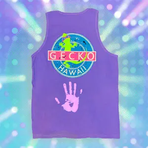 Vinyl Gecko: HYPERFLASH TANK Purple to Pink