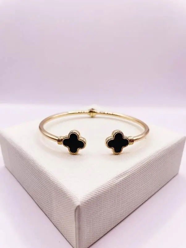 18K Black Clover Bracelet