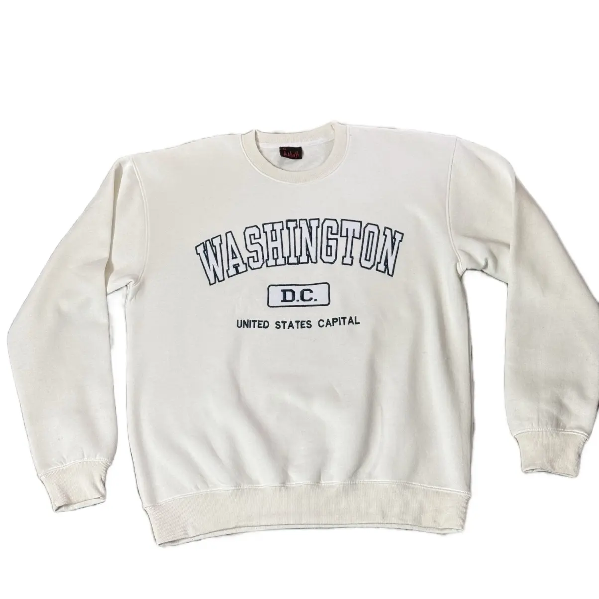 White Washington DC Crewneck Sweater - Unisex for Men and Women fall clothes