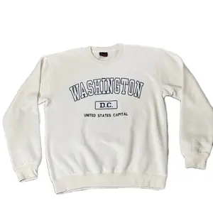 White Washington DC Crewneck Sweater - Unisex for Men and Women fall clothes